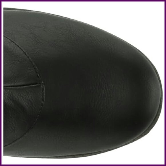 Water-Resistant Tall Boots with Block Heel & Side Zip, Half Sizes - Picture 6 of 8